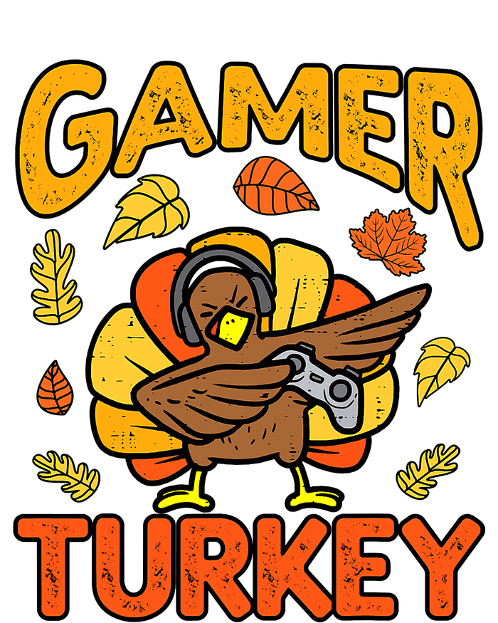 Happy Thanksgiving Dabbing Gamer Turkey Boys Pom Pom 12in Knit Beanie