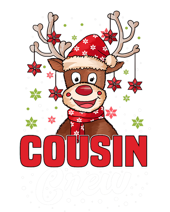 Christmas Cousin Crew Funny Reindeer Matching Pajama Gifts Premium Performance Fleece Hoodie