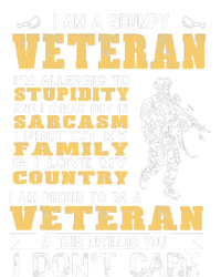 I Am A Grumpy Veteran Proud To Be Veteran Kids T-Shirt