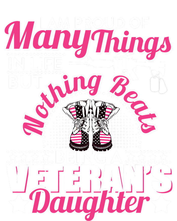 I Am Proud Of Being A Veteran's Daughter Veteran Day Womens CVC Long Sleeve Shirt