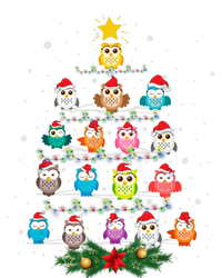 Owl Christmas Tree Lights Xmas Pajama Gifts For Owl Lovers Baby Long Sleeve Bodysuit