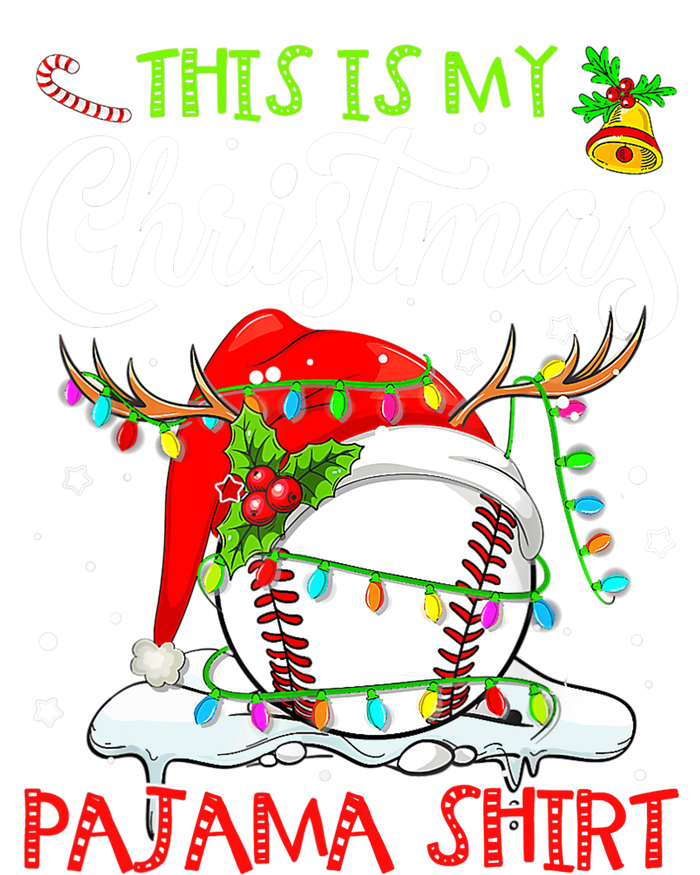 This Is My Christmas Baseball Pajama For Boys Zip Tote Bag