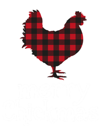 Red Plaid Merry Chickmas Gift Funny Christmas Chicken Lover Gift V-Neck T-Shirt