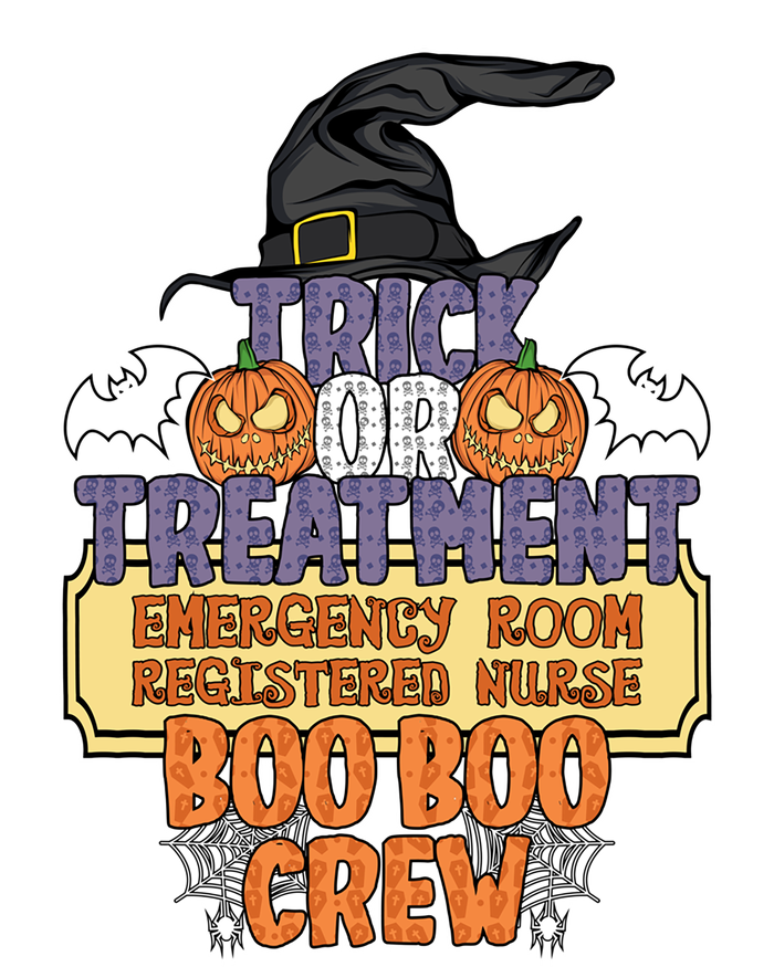 Trick Or Treatt Emergency Room Boo Boo Crew Halloween Gift Tote Bag