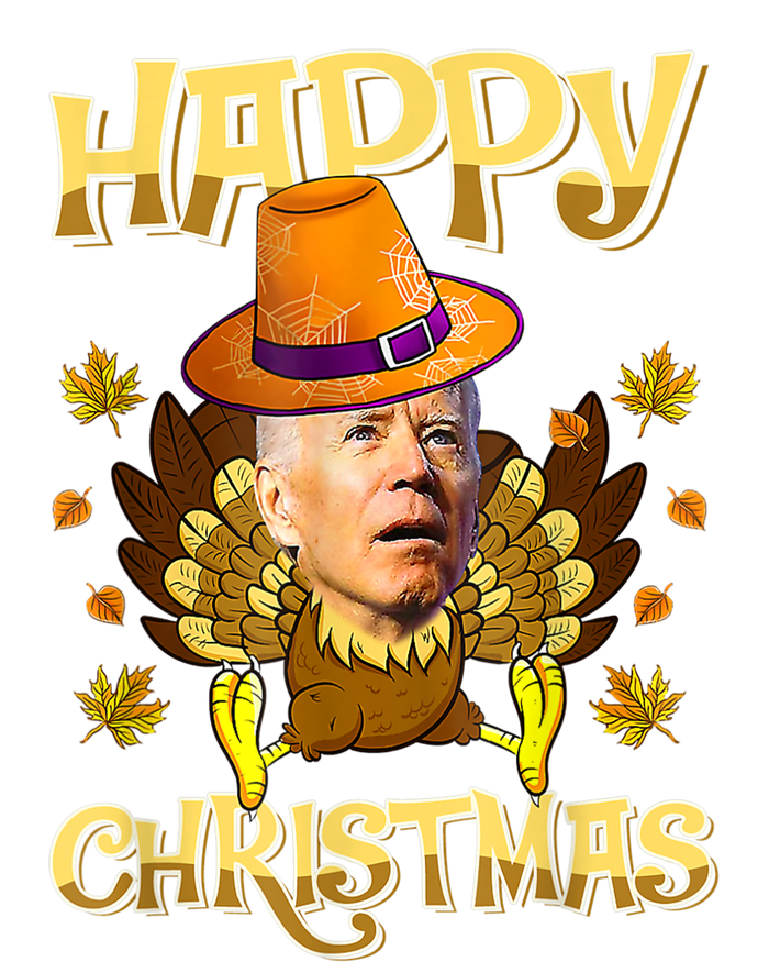 Funny Joe Biden Santa Turkey Merry Thanksgiving Christmas T-Shirt