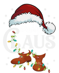 Daddy Claus Funny Christmas Lights Santa Hat Costume Cute Gift T-Shirt