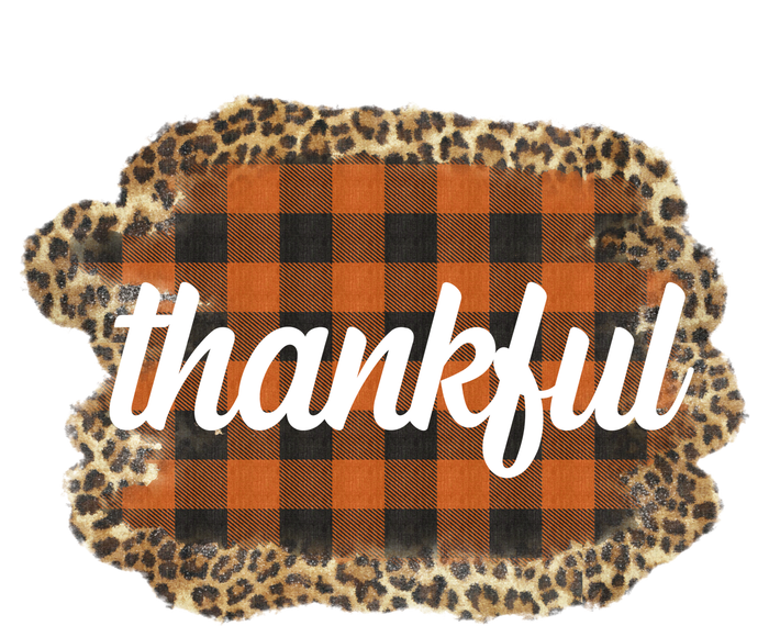 Thankful Thanksgiving Holiday Cheetah Plaid Kids Hoodie