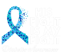 His Fight Is My Fight Diabetes Awareness Sustainable Beanie