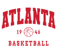 Atlanta 1946 Basketball Vintage Retro Atlanta Basketball Toddler Zip Fleece Hoodie