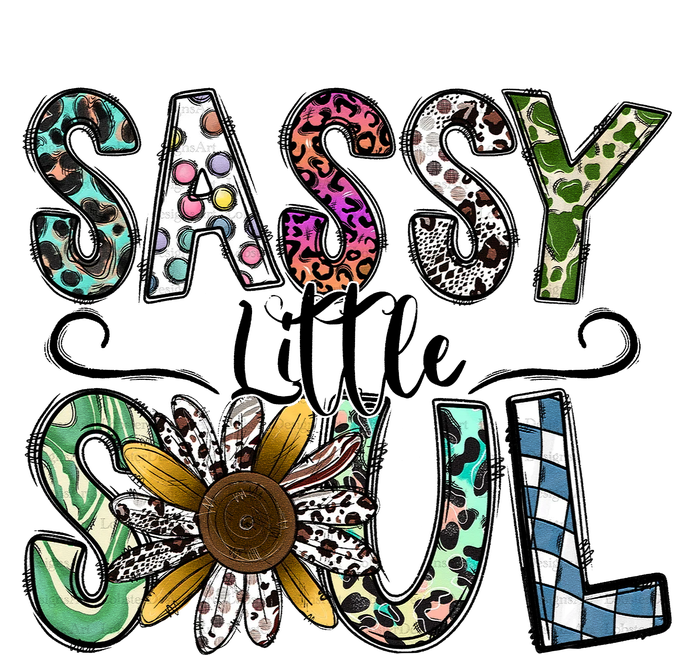 Sassy Little Soul Funny Floral Leopard T-Shirt