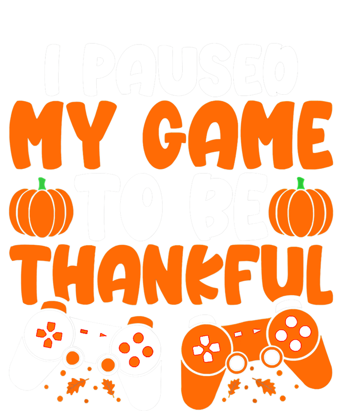 I Paused My Game To Be Thankful Video Gamer Thanksgiving Zip Tote Bag