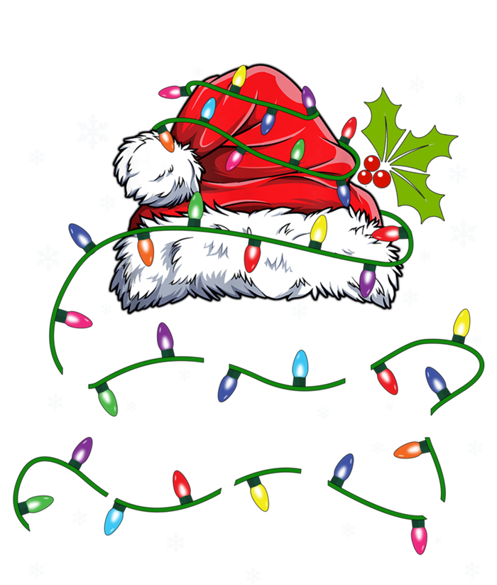 Mimi Claus Cool Gift Christmas Lights Pajama Family Matching Funny Gift T-Shirt