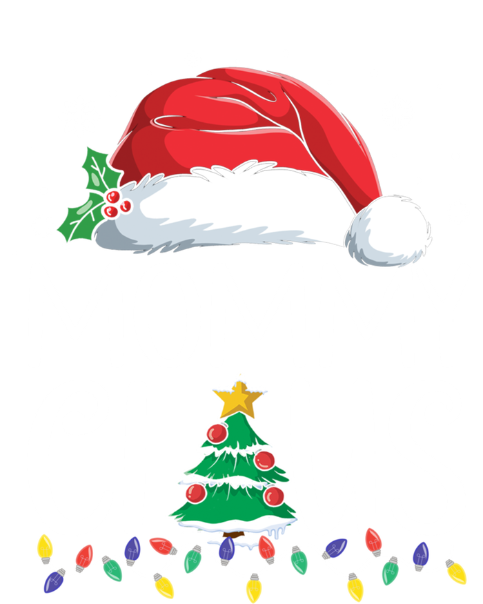 Mommy Claus Family Christmas Pajamas Santa Hat Xmas Lights Gift T-Shirt