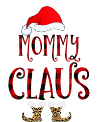 Mommy Claus Leopard Christmas Pajama Santa Gift For Mama Gift Coaster