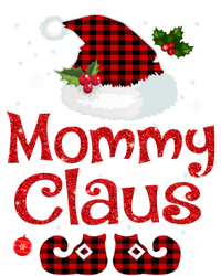 Mommy Claus Santa Hat Red Plaid Buffalo Christmas Pajama Gift Tall Long Sleeve T-Shirt