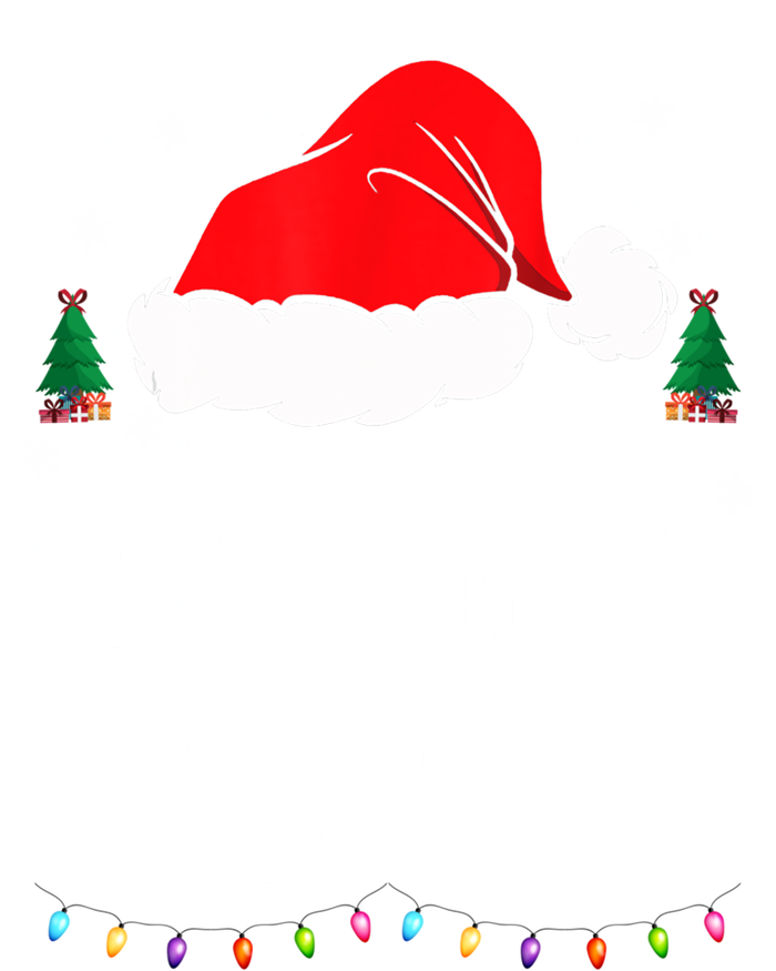 Mommy Claus Cute Gift Christmas Pajama Family Matching Xmas Gift Sweatshirt Cinch Pack Bag