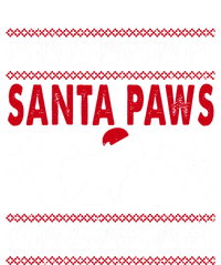 Santa Paw Pug Dog Merry Christmas Funny Pajamas Ugly Xmas Gift Zip Tote Bag