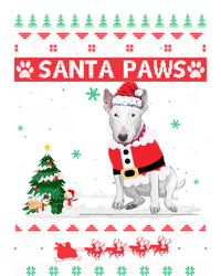 Santa Paws Bull Terrier Merry Christmas Dog Funny Xmas Gift T-Shirt