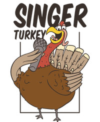 Singer Turkey Funny Thanksgiving T-Shirt