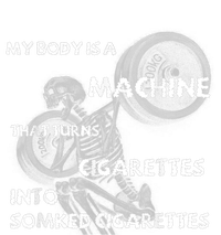 My Body Is A Machine That Turns Cigarettes Into Smoked Cigar PosiCharge RacerMesh Polo