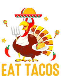 Thanksgiving Turkey Eat Tacos Funny Boys Turkey T-Shirt