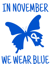 Diabetes Awareness In November We Wear Blue Drawstring Bag