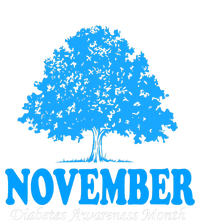 In November We Wear Blue Pumpkins Fall Diabetes Awareness T-Shirt