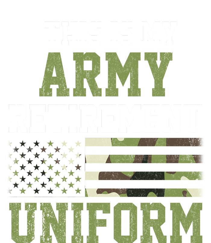 This Is My Army Retirement Uniform Womens California Wash Sweatshirt