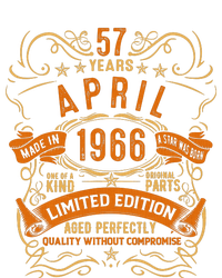 Vintage 57th Birthday April 1966 Birthday T-Shirt