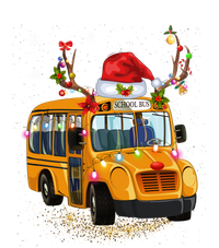 Funny School Bus Reindeer Santa Christmas School Bus Driver T-Shirt