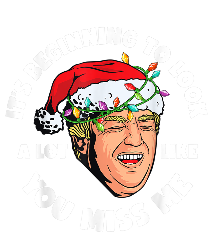 Its Beginning To Look A Lot Like You Miss Me Trump Christmas Baby Bodysuit