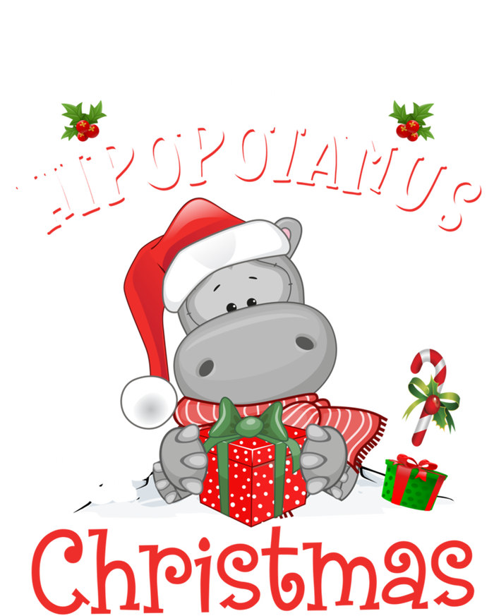 I Want A Hippopotamus For Christmas Xmas Pajama Hippo Lover Gift Magnet