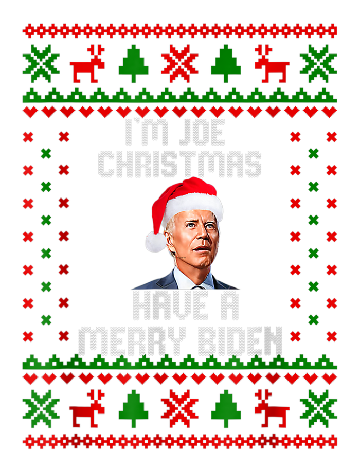 Funny Confused Santa Joe Biden Christmas Sustainable Beanie