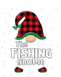 The Fishing Gnome Funny Matching Family Christmas Xmas Holiday Women's Flannel Pajama Set