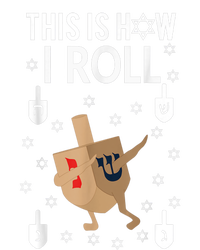 This Is How I Roll Hanukkah Shirt Dab Dreidel Chanukah Gift Women's Long Sleeve Flannel Pajama Set 