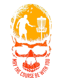 May The Course Be With You Disc Golf Player Skull Sunset USA-Made Doggie Bandana