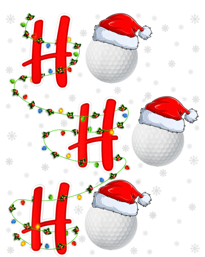 Golf Lighting Xmas Santa Ho Ho Ho Golf Christmas Mousepad