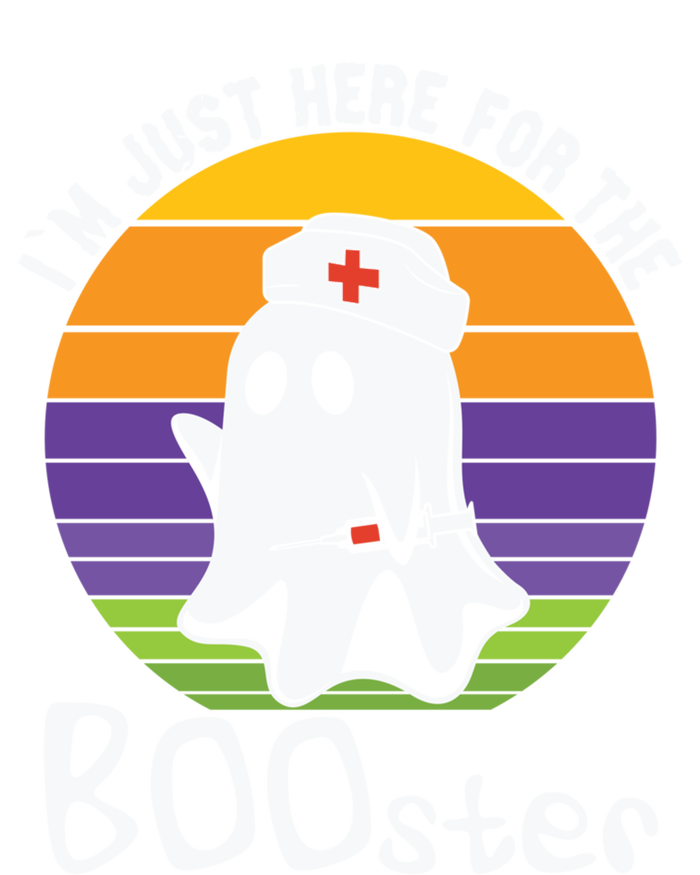 Nurse Ghost I Will Stab You Halloween Here For The Booster Gift Tie-Dye Long Sleeve Shirt