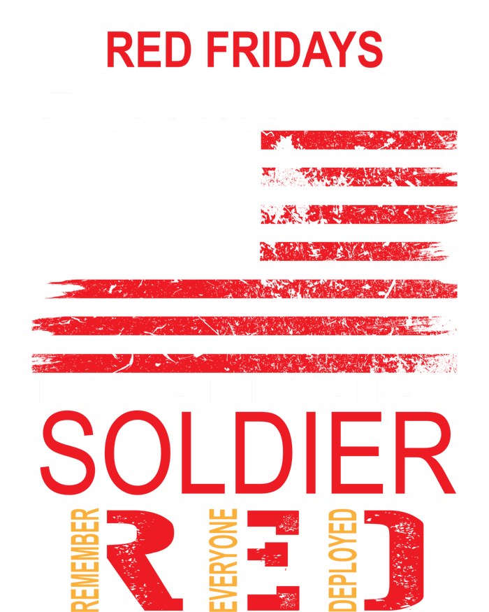 Red Friday Gift Proud Father Of Military Soldier Son Gift Sustainable Beanie