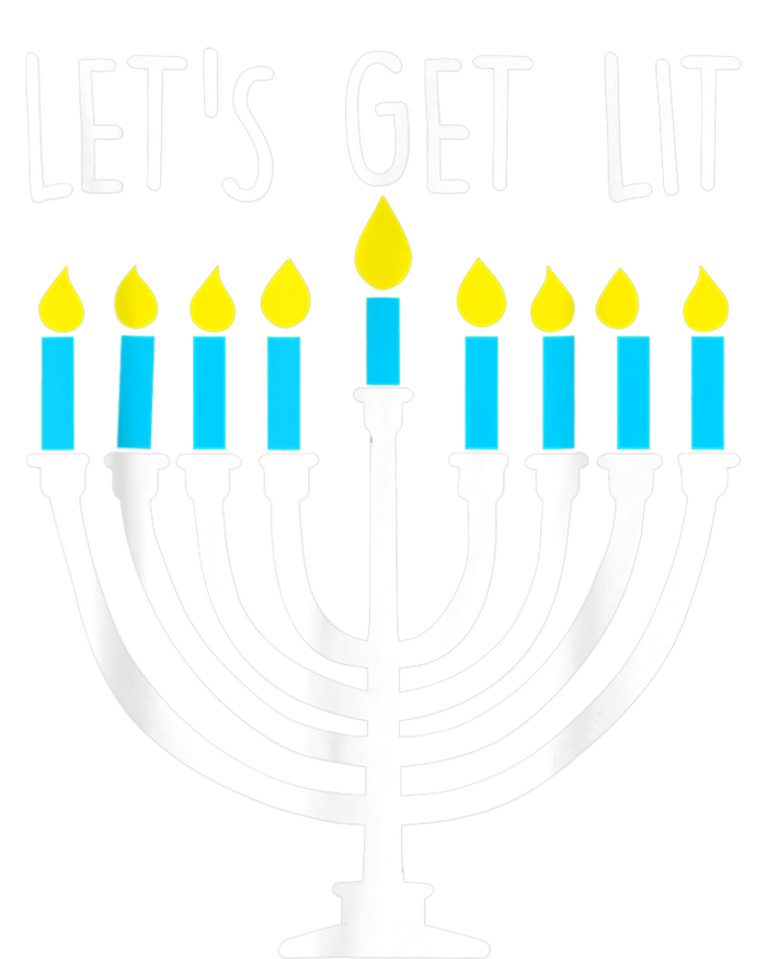 Let's Get Lit Funny Hanukkah Chanukah Pajamas Girls Women's T-Shirt