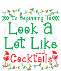 It's Beginning To Look A Lot Like Cocktails Funny Christmas Tie-Dye Long Sleeve Shirt