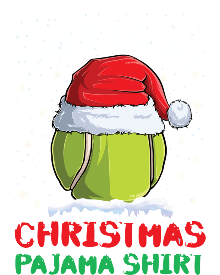 This Is My Christmas Pajama Gift Tennis Ball Santa Hat Xmas Cool Gift T-Shirt