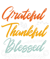 Grateful Thankful Blessed Thanksgiving Grommeted Golf Towel