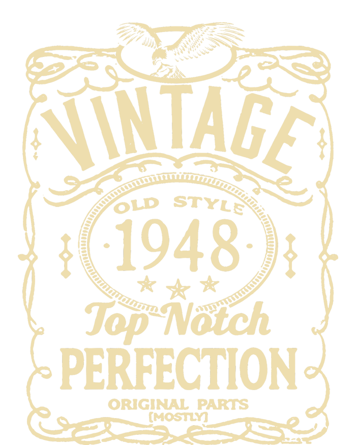 Vintage 75th Birthday top notch 1948 Bumper Sticker