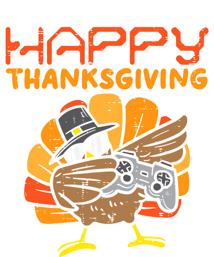 Happy Thanksgiving Dabbing Dance Gamer Turkey T-Shirt