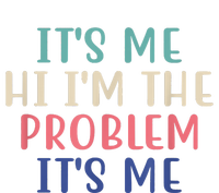 Funny Quote It's Me Hi I'm The Problem Meme It's Me Meme Costume Women's Tri-Blend 3/4-Sleeve Raglan Shirt