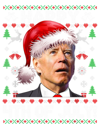 Happy 4th Of July Merry Santa Hat Biden Ugly Christmas Tall Hoodie