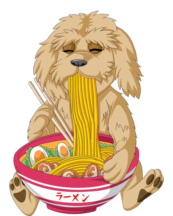 Goldendoodle Ramen Toddler Sweatshirt