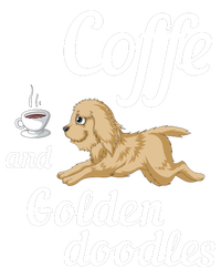 Coffee And Goldendoodles Flat Bill Trucker Hat