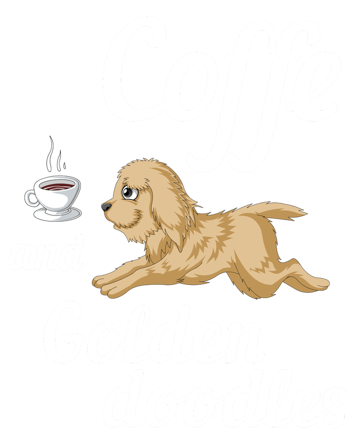 Coffee And Goldendoodles Flat Bill Trucker Hat